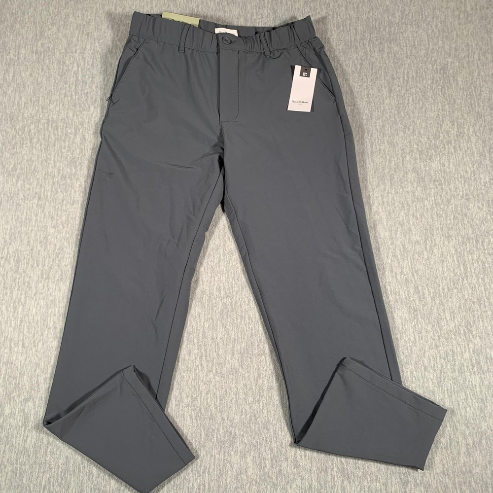 Goodfellow &‎ Co Pants Mens XS Gray Tech Trouser Stretch Golf Travel Casual